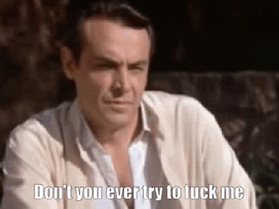 Dont’chu Ever Try to Fuck Me,&nbsp;Tony.